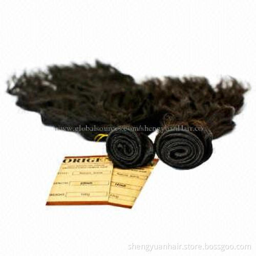 100% Virgin Brazilian Natural Wave Human Hair Unprocessed Bundle